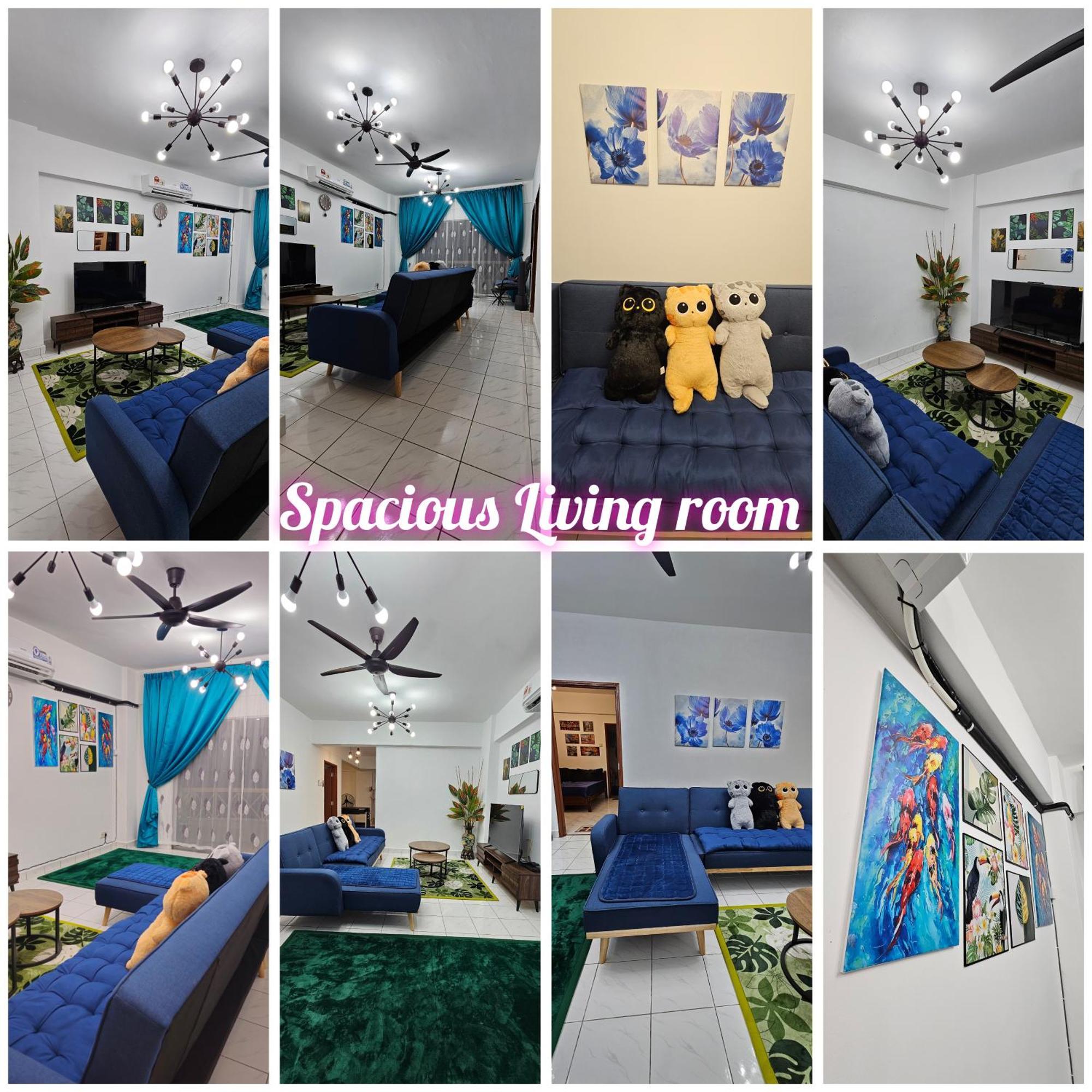 Apartment Mahligai View Near Masjid Shah Alam, Uitm Shah Alam, I-city, Stadium Shah Alam, Sacc, Pkns, Idcc, Msu, 17 Min Kuala Lumpur & Klang, Max 10 People, Free Food, Snooker, Pingpong, Indoor Games, Swimming Pool, Fast Wifi *